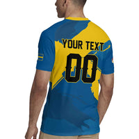 Custom Football 2026 Sweden Rugby Jersey Sverige Blagult Tillsammans