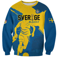 Custom Football 2026 Sweden Sweatshirt Sverige Blagult Tillsammans