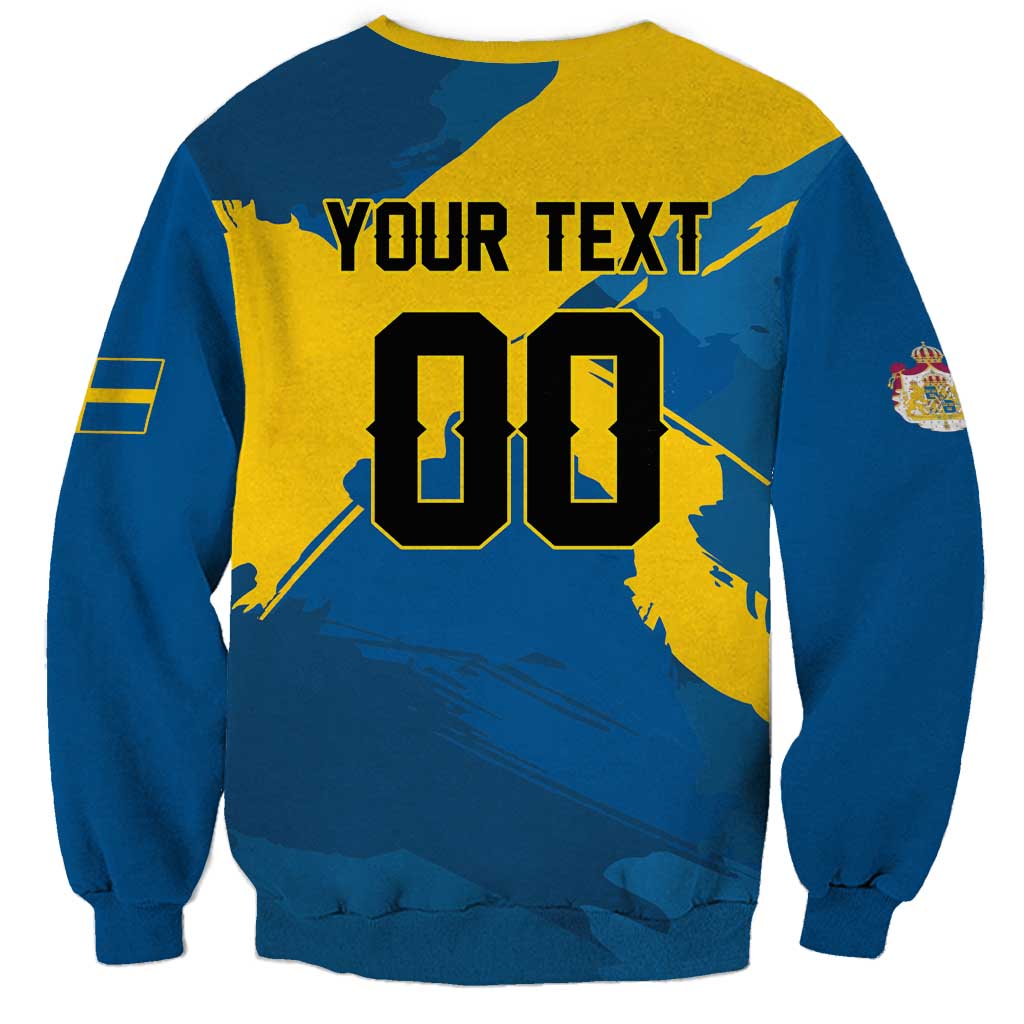 Custom Football 2026 Sweden Sweatshirt Sverige Blagult Tillsammans