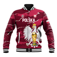 Custom Football 2026 Poland Baseball Jacket Go Polska Eagles