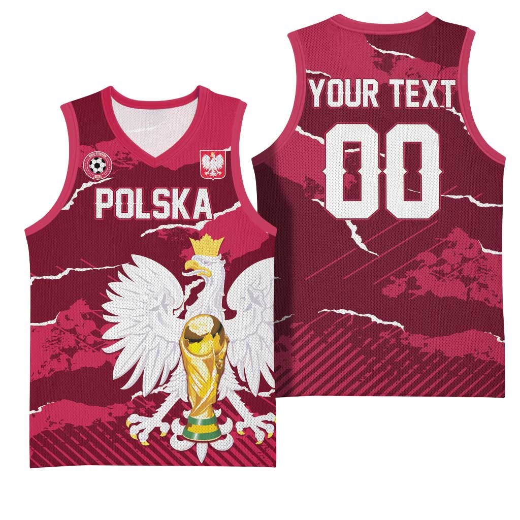 Custom Football 2026 Poland Basketball Jersey Go Polska Eagles