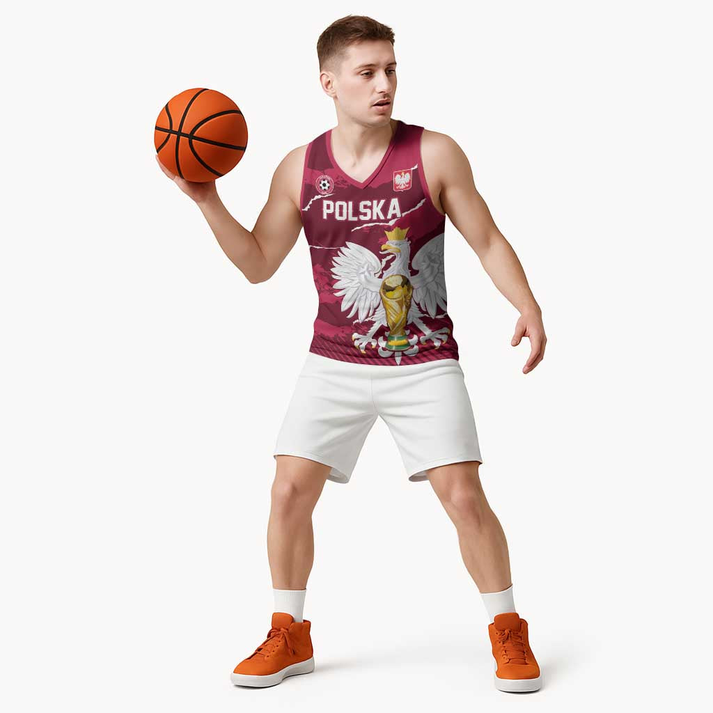 Custom Football 2026 Poland Basketball Jersey Go Polska Eagles