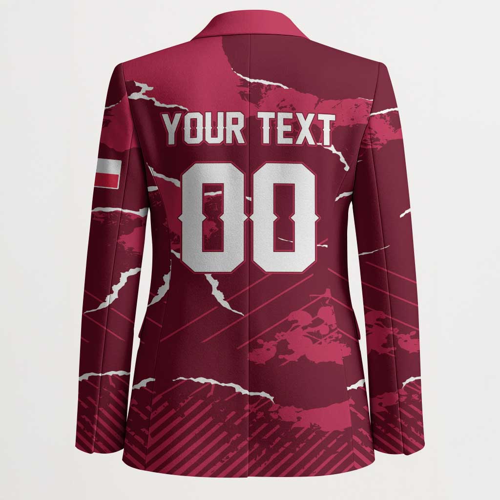 Custom Football 2026 Poland Blazer Go Polska Eagles