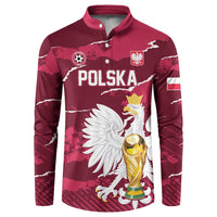 Custom Football 2026 Poland Button Sweatshirt Go Polska Eagles
