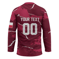 Custom Football 2026 Poland Hockey Jersey Go Polska Eagles