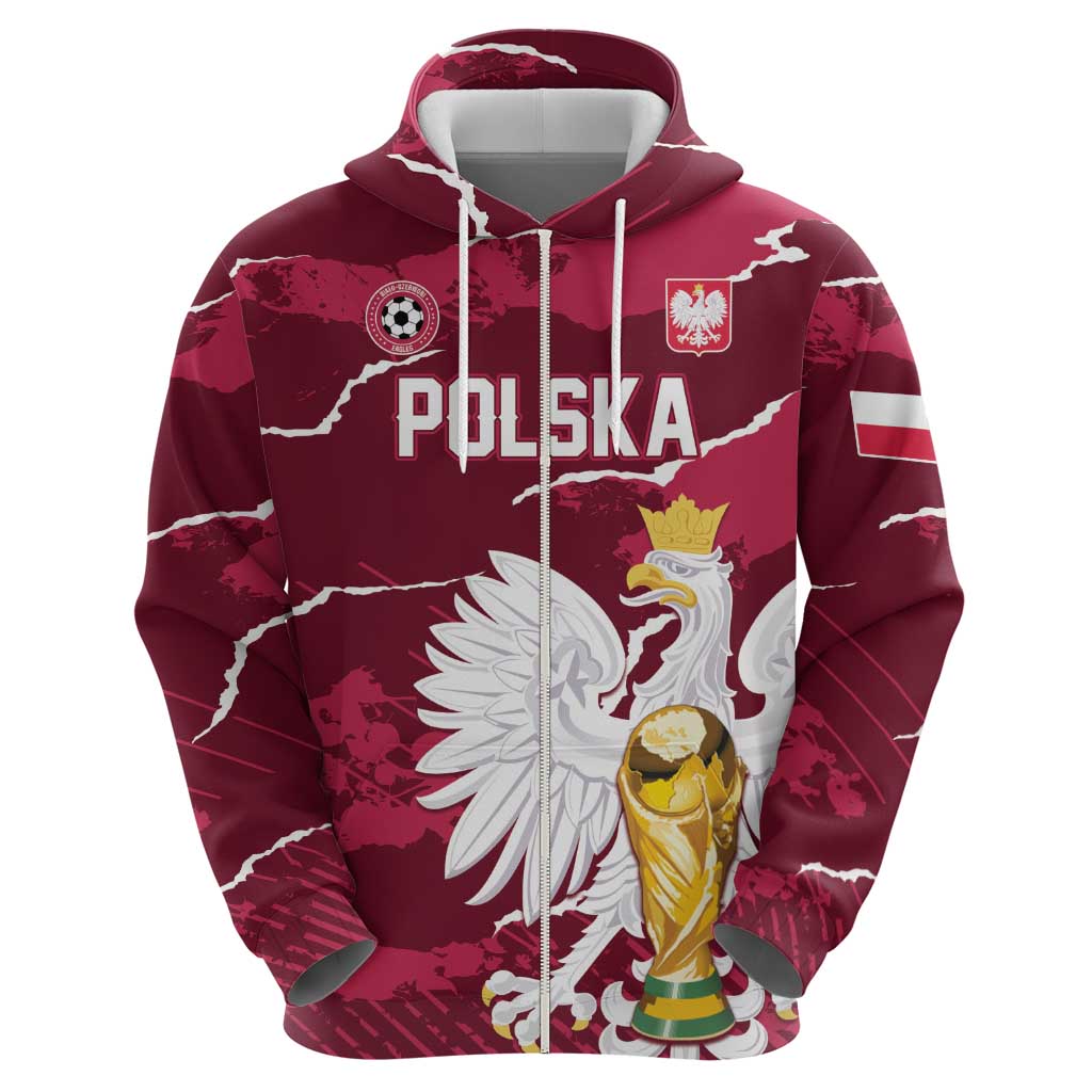 Custom Football 2026 Poland Hoodie Go Polska Eagles