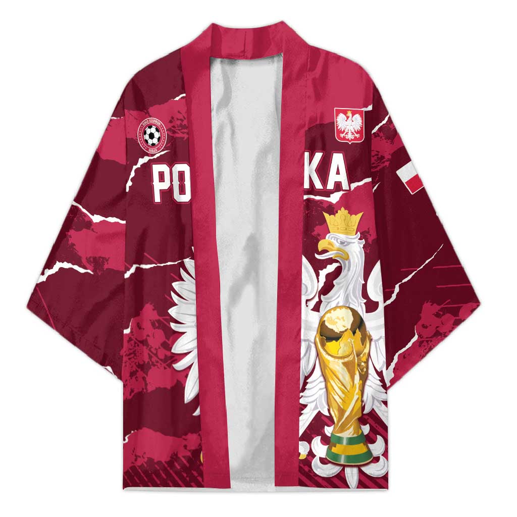 Custom Football 2026 Poland Kimono Go Polska Eagles