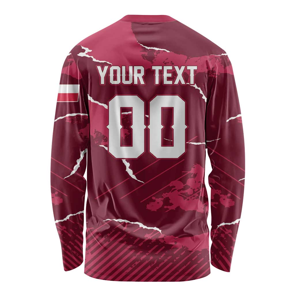 Custom Football 2026 Poland Long Sleeve Shirt Go Polska Eagles