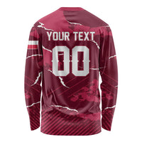 Custom Football 2026 Poland Long Sleeve Shirt Go Polska Eagles
