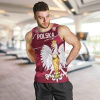 Custom Football 2026 Poland Men Tank Top Go Polska Eagles