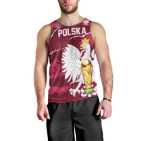 Custom Football 2026 Poland Men Tank Top Go Polska Eagles