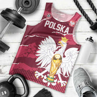 Custom Football 2026 Poland Men Tank Top Go Polska Eagles