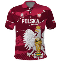 Custom Football 2026 Poland Polo Shirt Go Polska Eagles