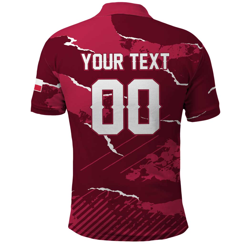 Custom Football 2026 Poland Polo Shirt Go Polska Eagles