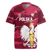 Custom Football 2026 Poland Rugby Jersey Go Polska Eagles