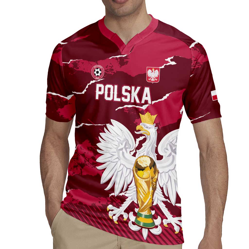Custom Football 2026 Poland Rugby Jersey Go Polska Eagles