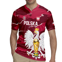Custom Football 2026 Poland Rugby Jersey Go Polska Eagles