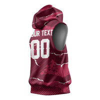 Custom Football 2026 Poland Sleeveless Hoodie Go Polska Eagles