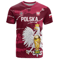 Custom Football 2026 Poland T Shirt Go Polska Eagles