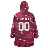 Custom Football 2026 Poland Wearable Blanket Hoodie Go Polska Eagles
