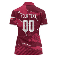 Custom Football 2026 Poland Women Polo Shirt Go Polska Eagles