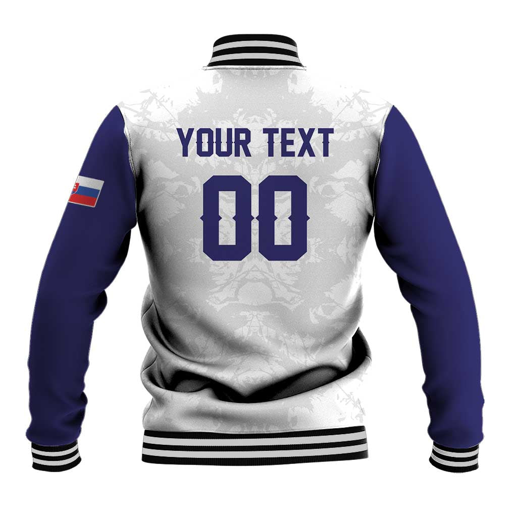 Custom Football 2026 Slovakia Baseball Jacket Hrabri Sokoli