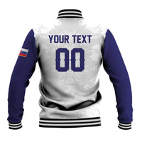 Custom Football 2026 Slovakia Baseball Jacket Hrabri Sokoli
