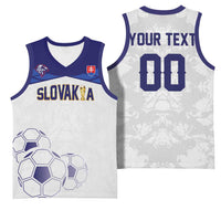 Custom Football 2026 Slovakia Basketball Jersey Hrabri Sokoli