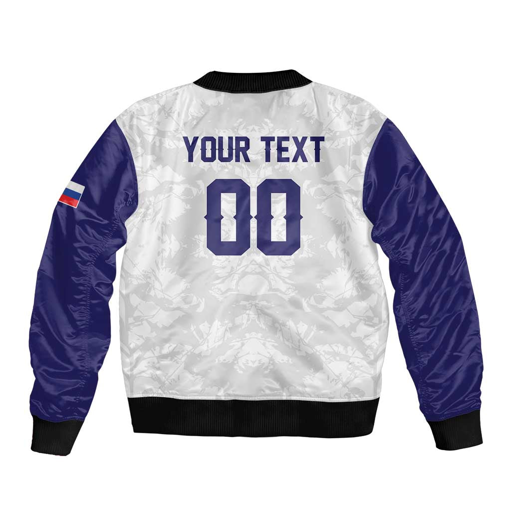 Custom Football 2026 Slovakia Bomber Jacket Hrabri Sokoli
