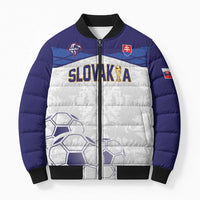 Custom Football 2026 Slovakia Bomber Puffer Jacket Hrabri Sokoli