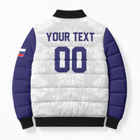 Custom Football 2026 Slovakia Bomber Puffer Jacket Hrabri Sokoli