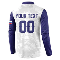 Custom Football 2026 Slovakia Button Sweatshirt Hrabri Sokoli