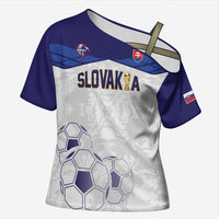 Custom Football 2026 Slovakia Cross Shoulder Shirt Hrabri Sokoli