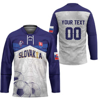 Custom Football 2026 Slovakia Hockey Jersey Hrabri Sokoli