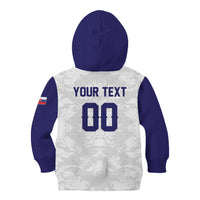 Custom Football 2026 Slovakia Kid Hoodie Hrabri Sokoli