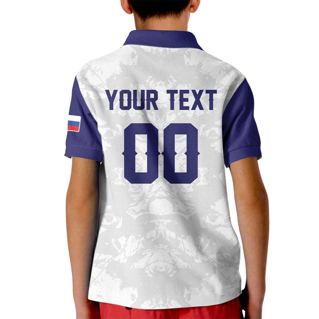 Custom Football 2026 Slovakia Kid Polo Shirt Hrabri Sokoli