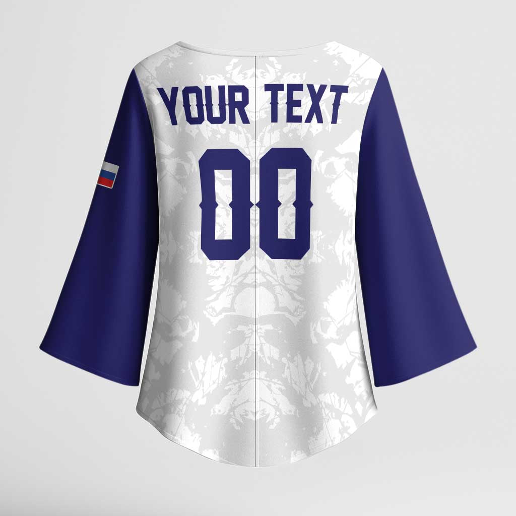 Custom Football 2026 Slovakia Kimono Sleeve Blouse Hrabri Sokoli