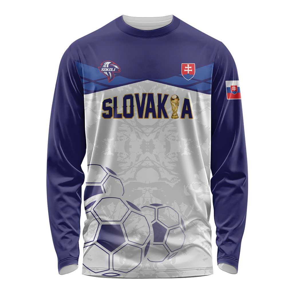 Custom Football 2026 Slovakia Long Sleeve Shirt Hrabri Sokoli