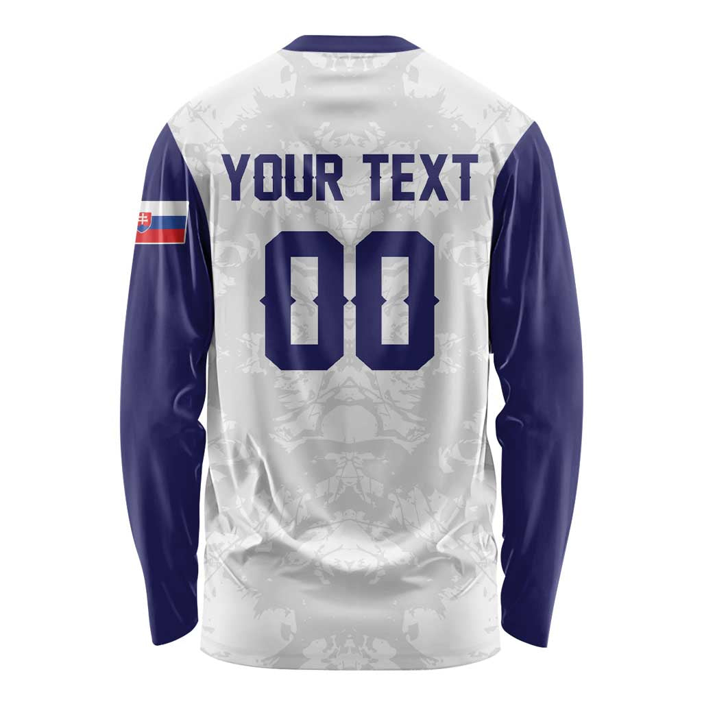 Custom Football 2026 Slovakia Long Sleeve Shirt Hrabri Sokoli