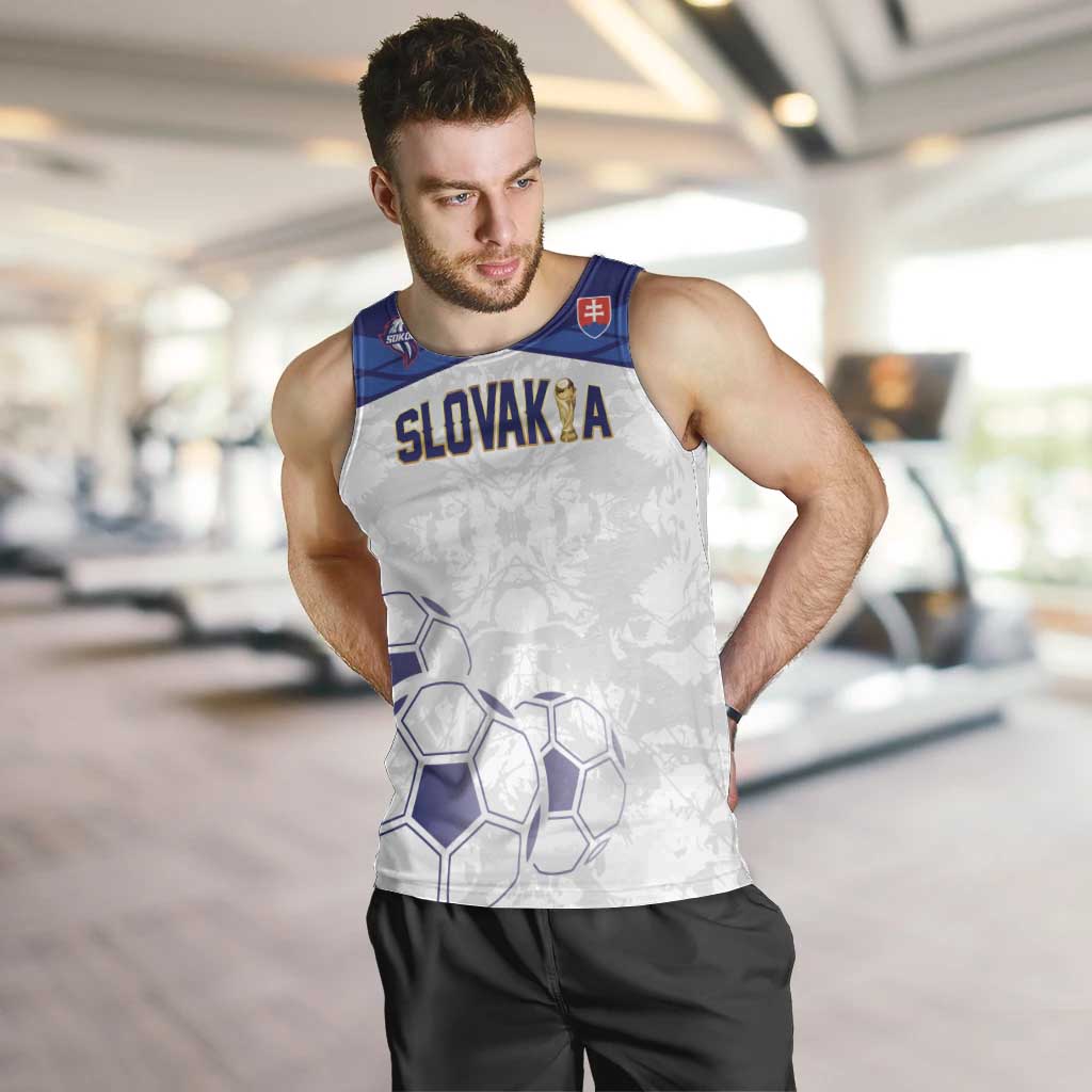 Custom Football 2026 Slovakia Men Tank Top Hrabri Sokoli