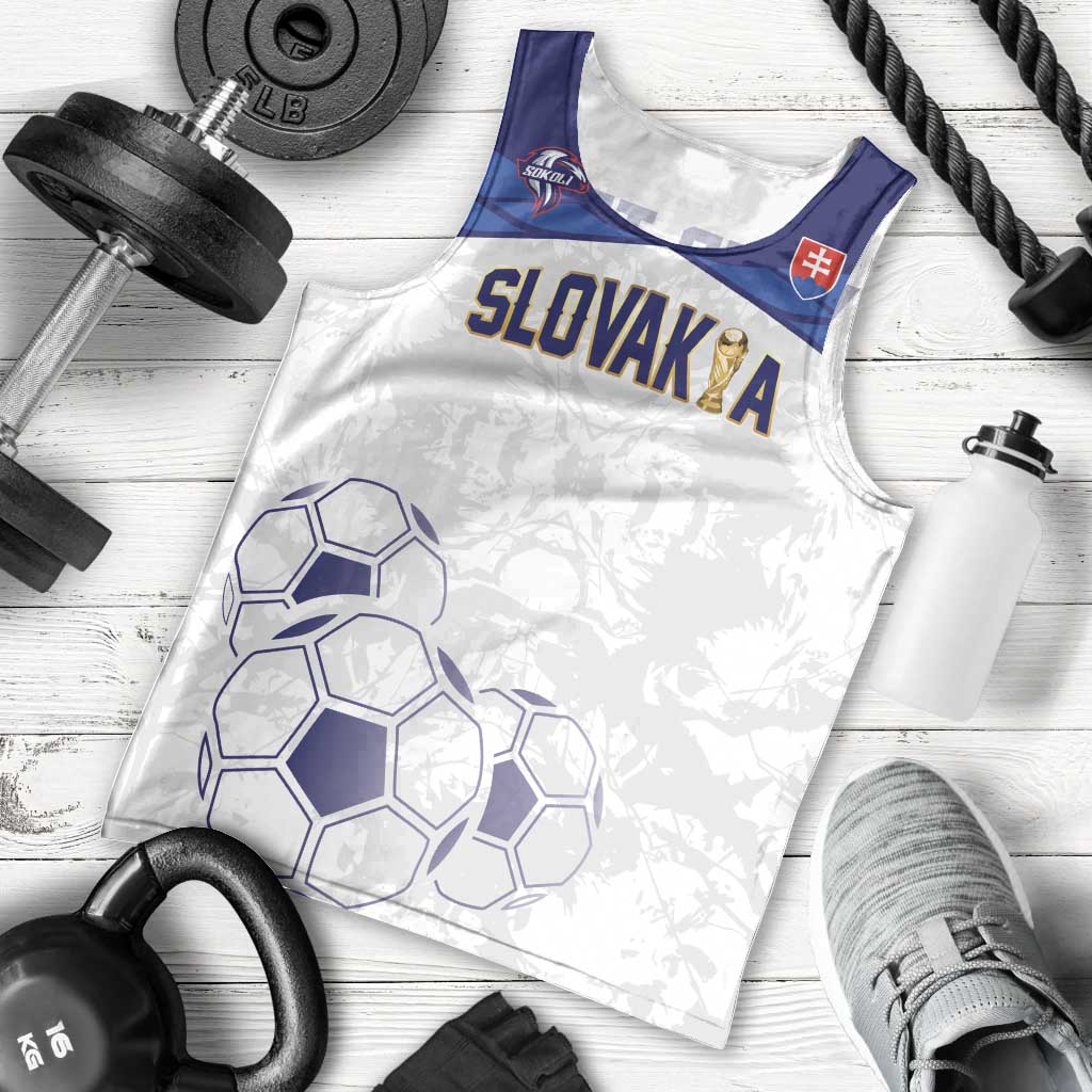 Custom Football 2026 Slovakia Men Tank Top Hrabri Sokoli