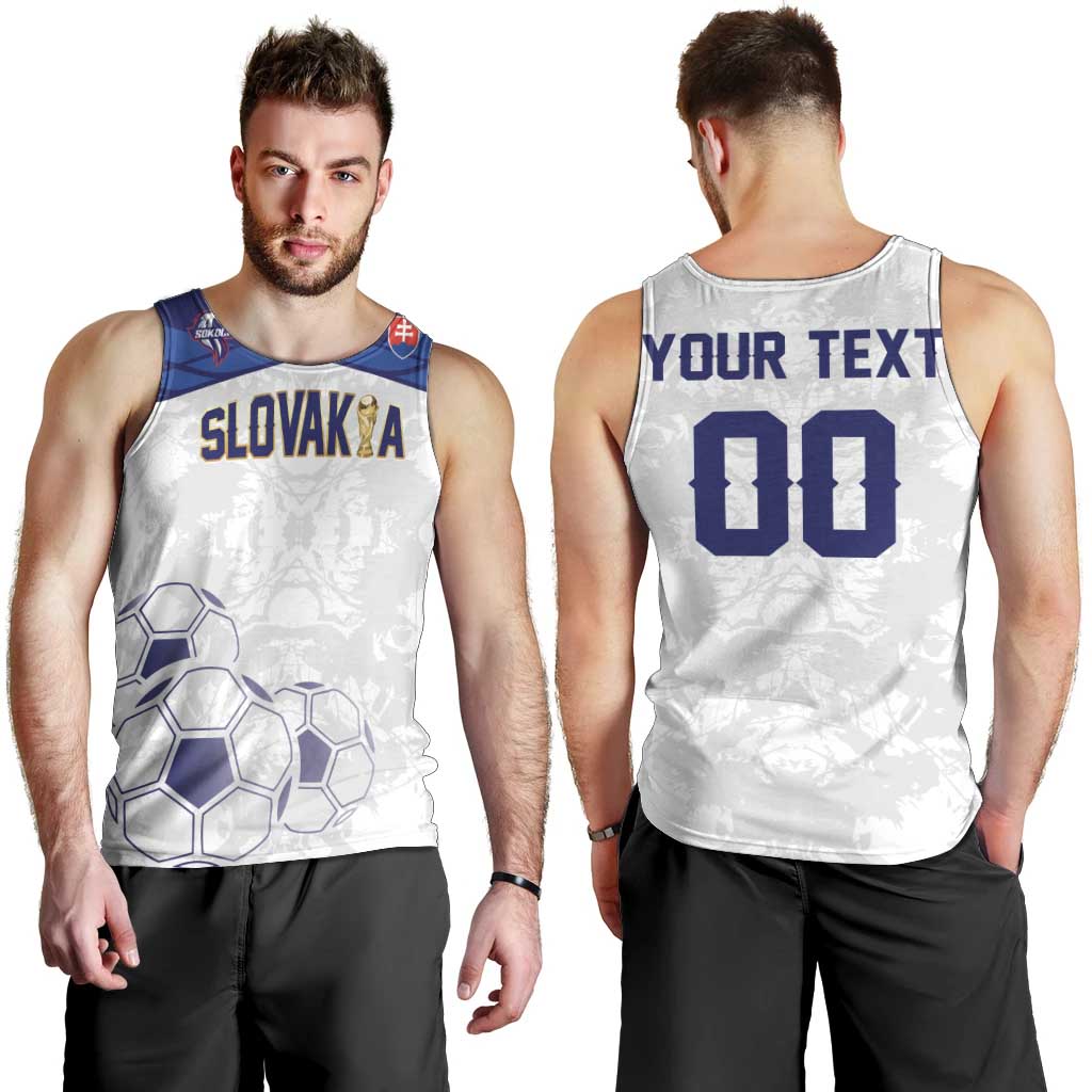 Custom Football 2026 Slovakia Men Tank Top Hrabri Sokoli