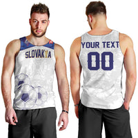 Custom Football 2026 Slovakia Men Tank Top Hrabri Sokoli