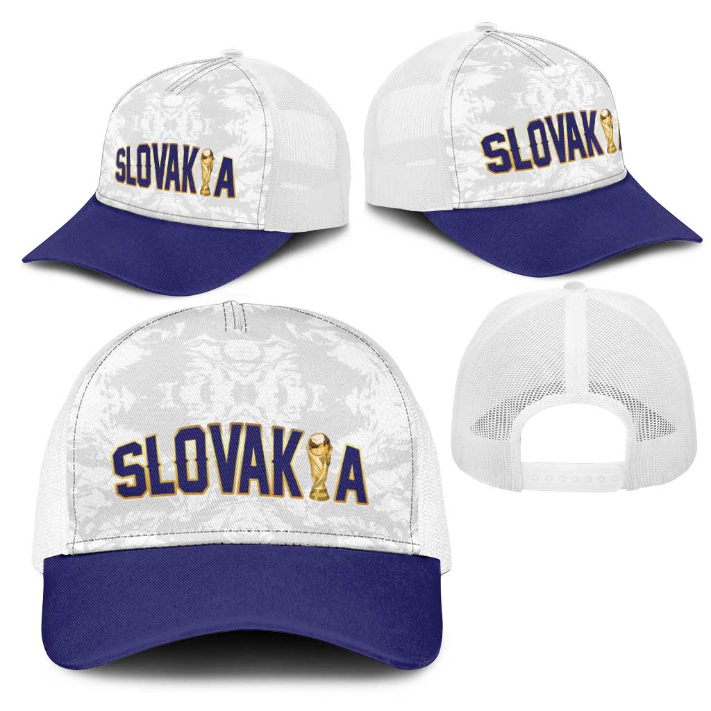 Football 2026 Slovakia Mesh Trucker Cap Hrabri Sokoli