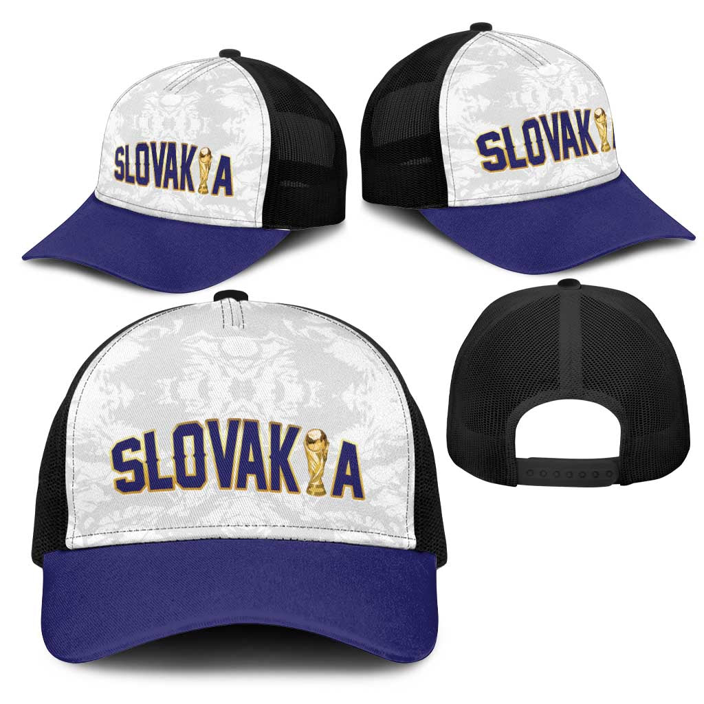 Football 2026 Slovakia Mesh Trucker Cap Hrabri Sokoli