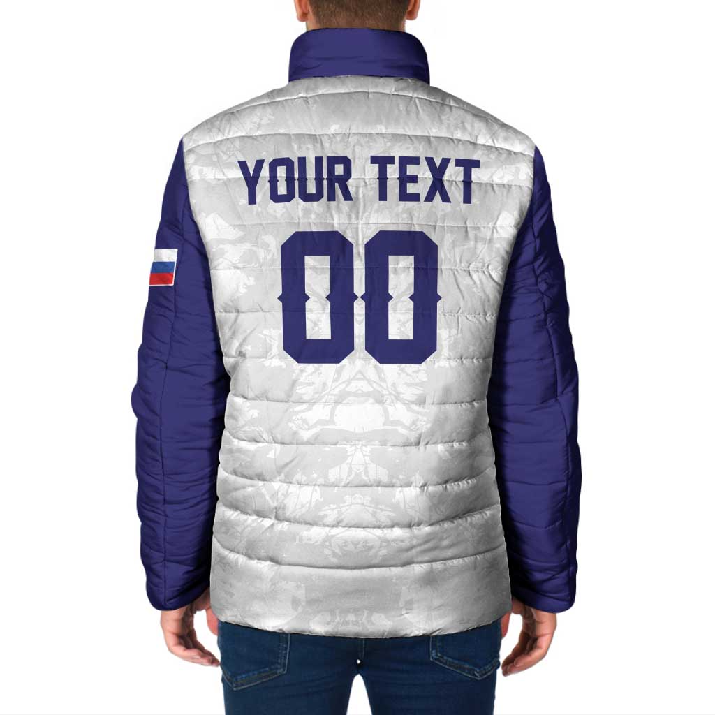 Custom Football 2026 Slovakia Padded Jacket Hrabri Sokoli