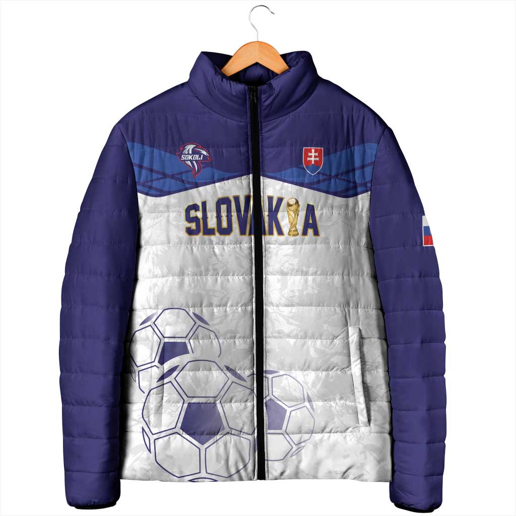 Custom Football 2026 Slovakia Padded Jacket Hrabri Sokoli
