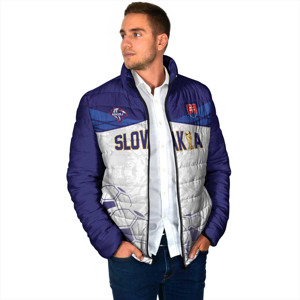 Custom Football 2026 Slovakia Padded Jacket Hrabri Sokoli