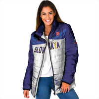 Custom Football 2026 Slovakia Padded Jacket Hrabri Sokoli