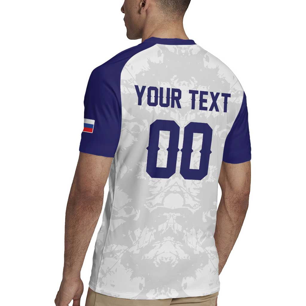 Custom Football 2026 Slovakia Rugby Jersey Hrabri Sokoli